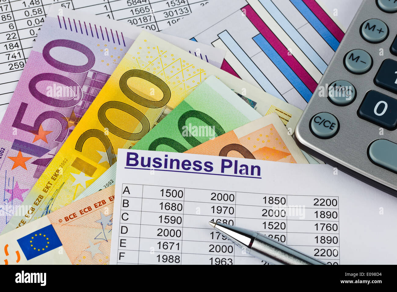 A business plan Stock Photo