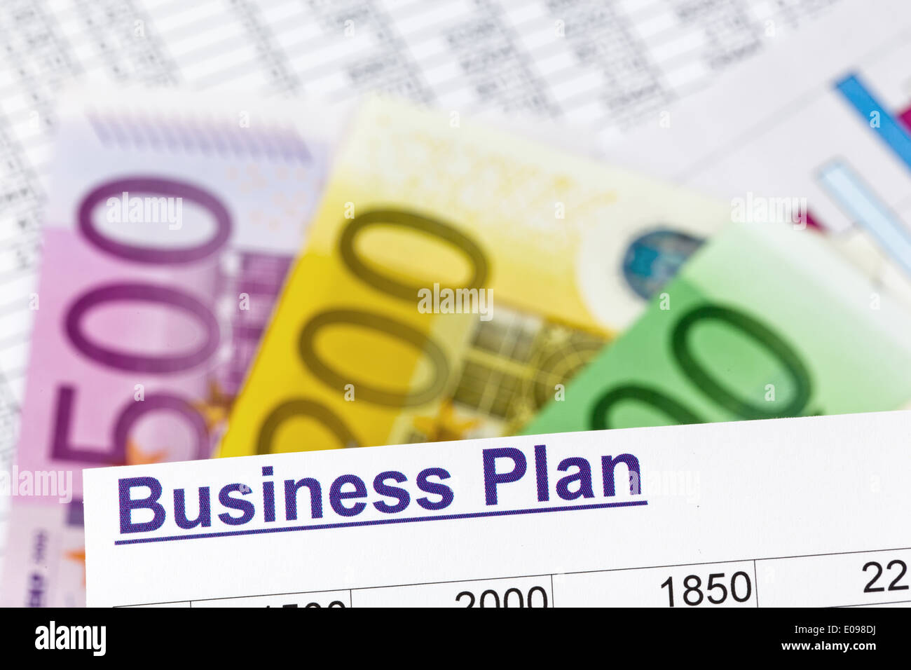 A business plan Stock Photo