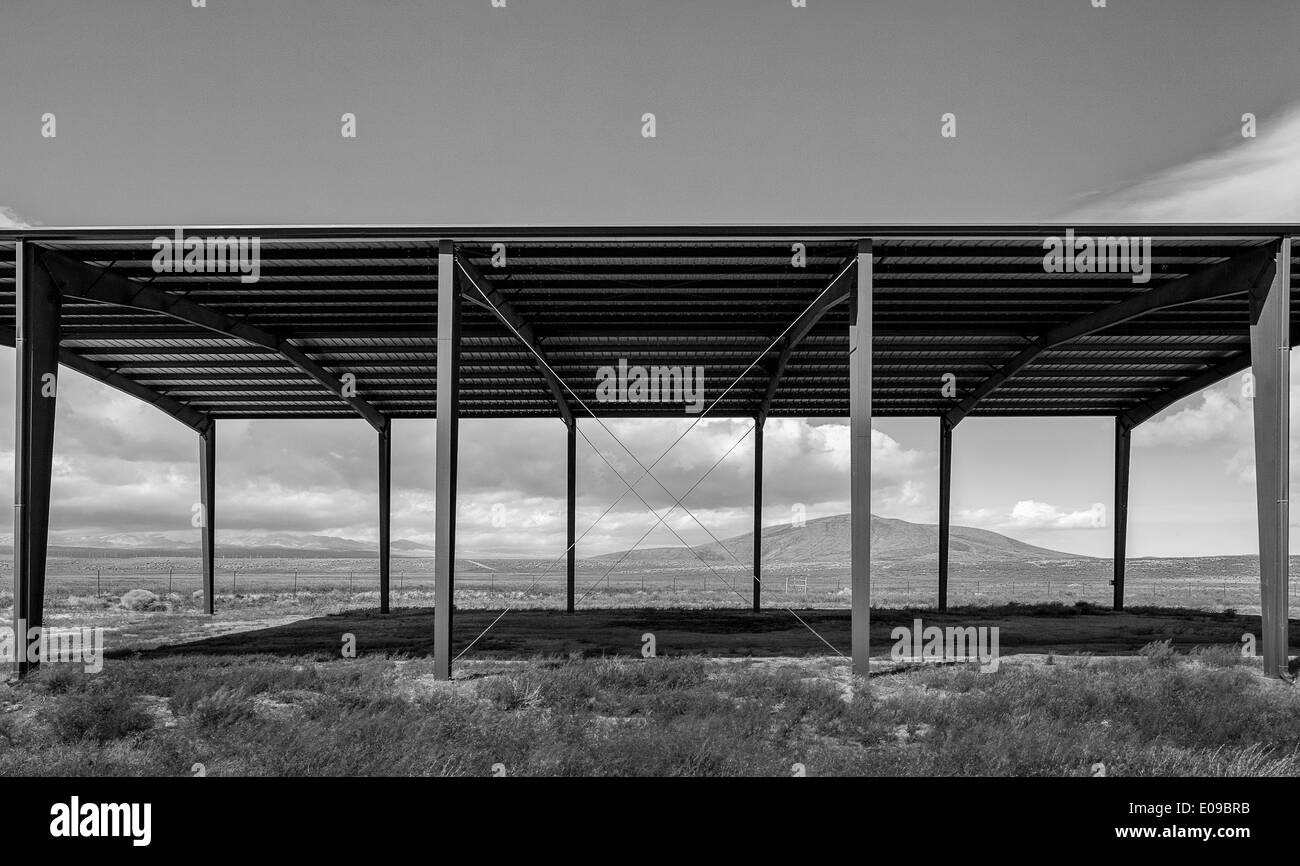 Cattle shelter Black and White Stock Photos & Images - Alamy