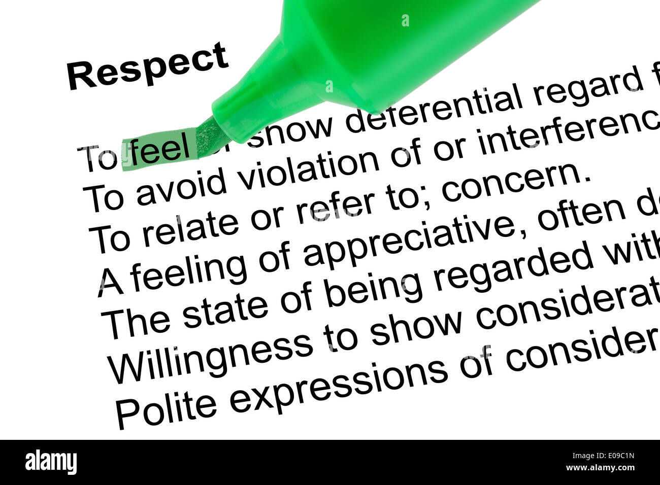 Dictionary Definition Word Respect High Resolution Stock Photography And Images Alamy Dictionary Definition Word Respect High Resolution Stock Photography And Images Alamy
