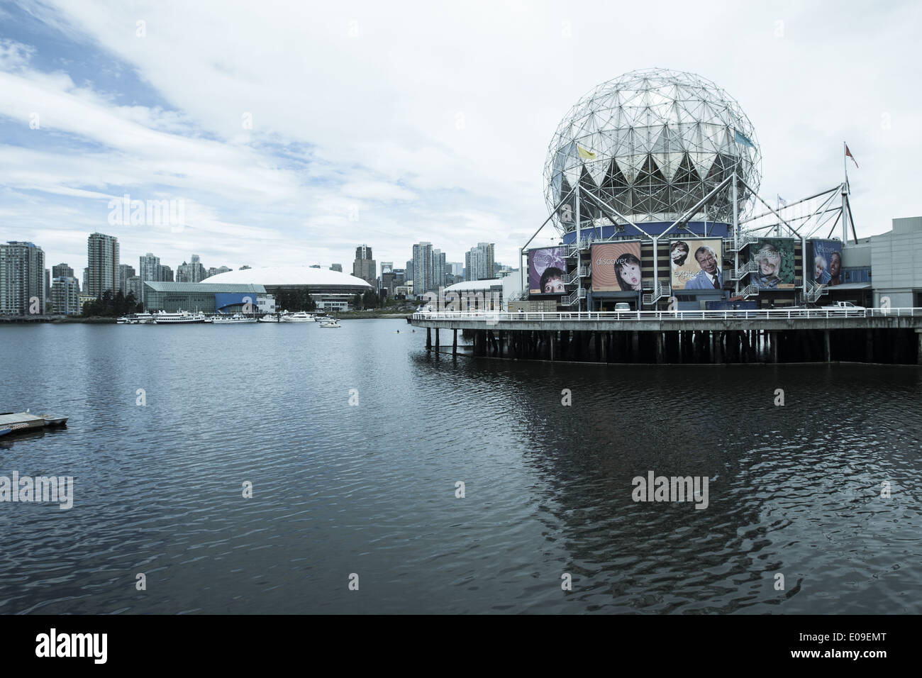 Canada, Vancouver, TELUS World of Science at False Creek Stock Photo