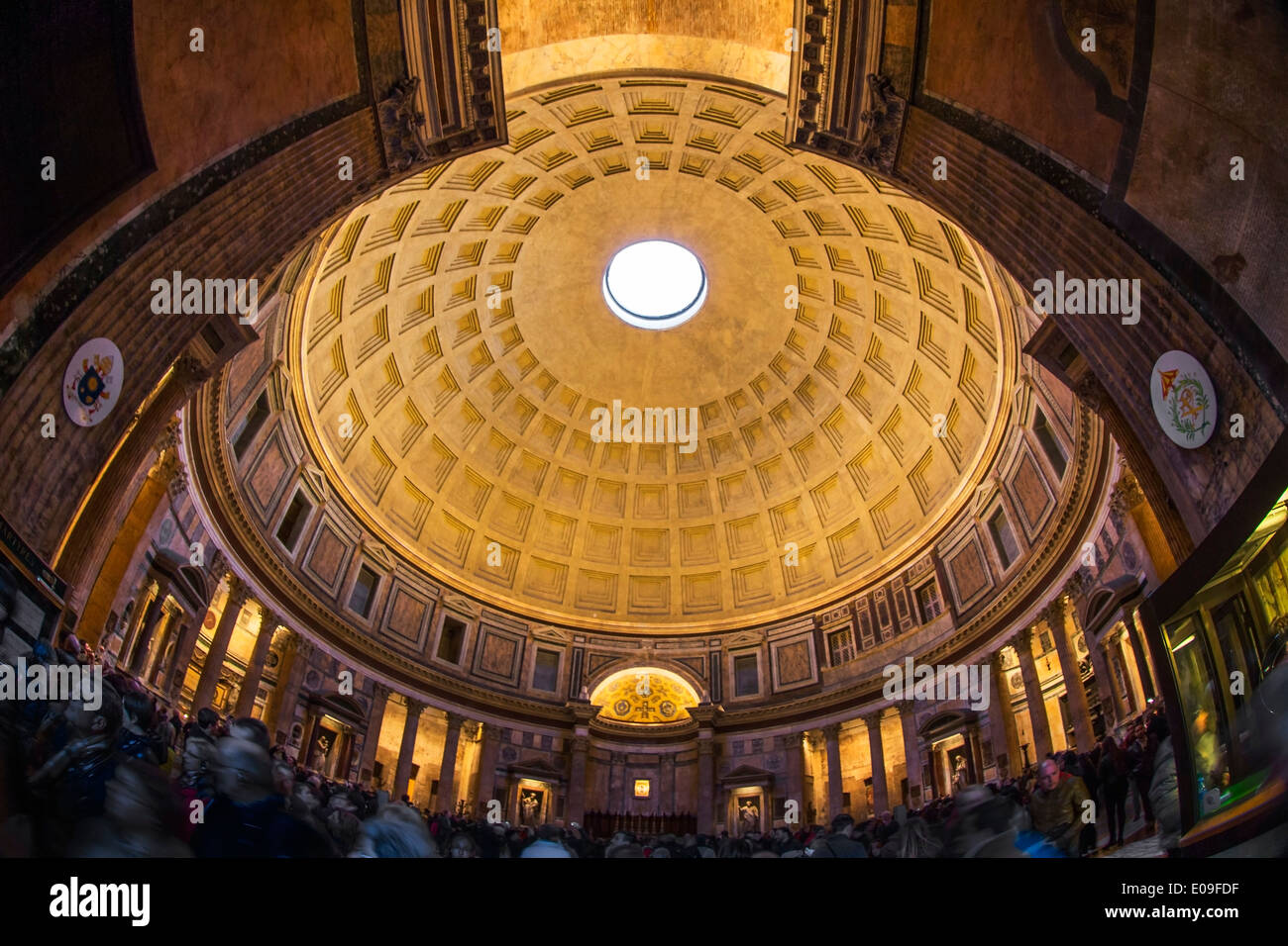 Italy, Rome, Dome of the Pantheon Stock Photo