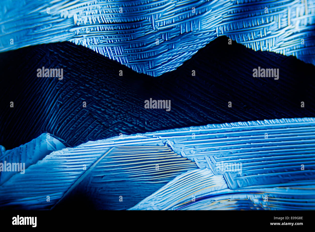 Micro Crystals in polarized Light Stock Photo - Alamy