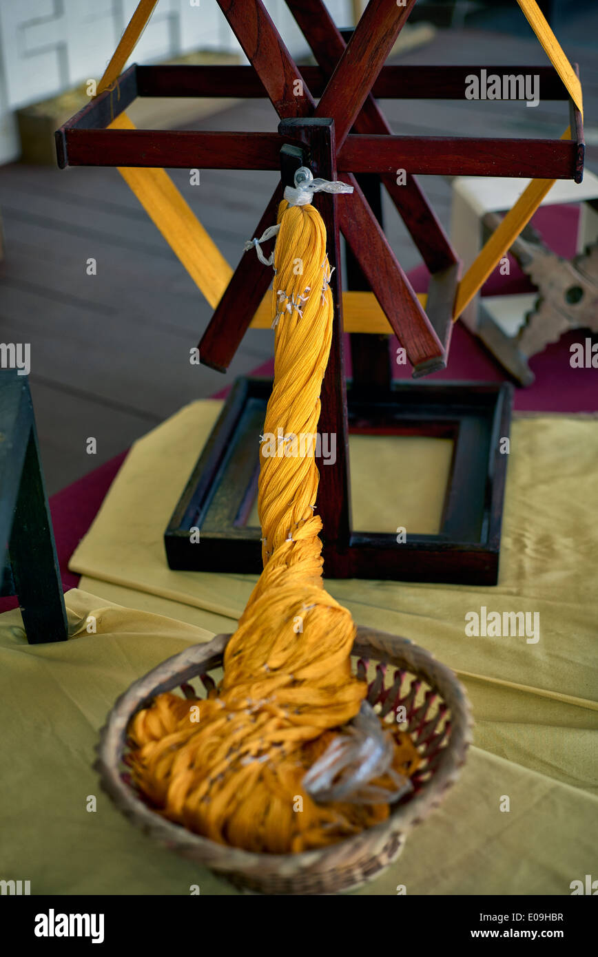 Silk yarn hi-res stock photography and images - Alamy