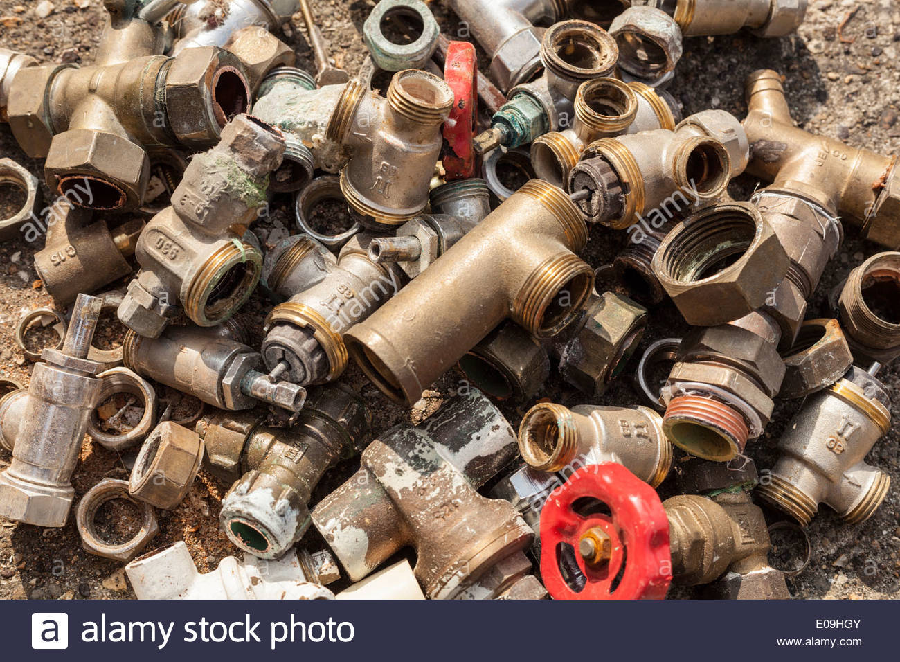 Plumbing Fittings Stock Photos & Plumbing Fittings Stock Images Alamy