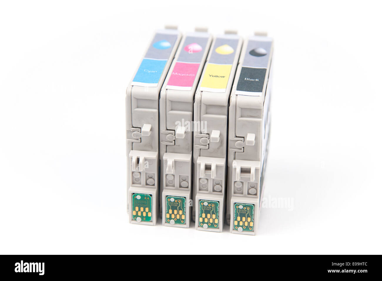 Cartridges for colour inkjet printer Stock Photo Alamy