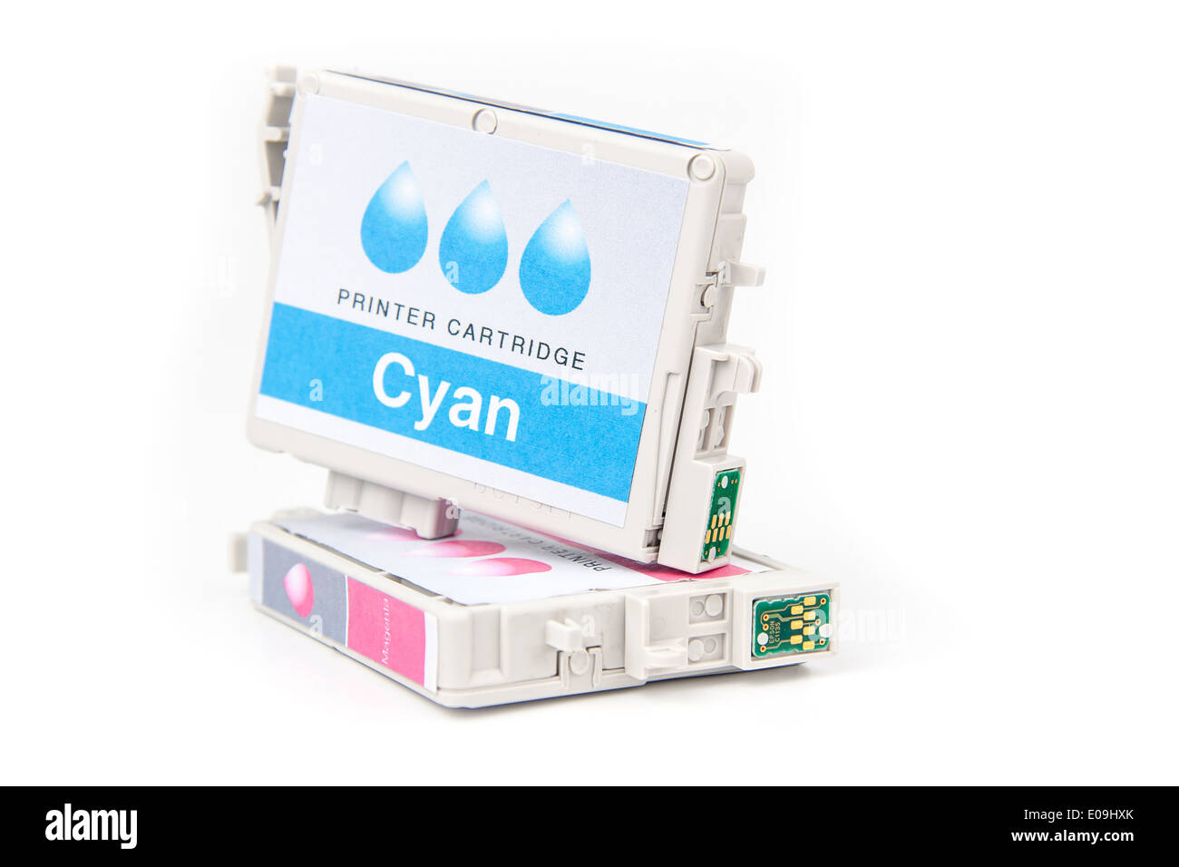 Cartridges for colour inkjet printer Stock Photo Alamy