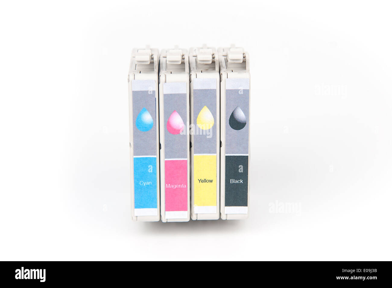 Cartridges for colour inkjet printer Stock Photo - Alamy