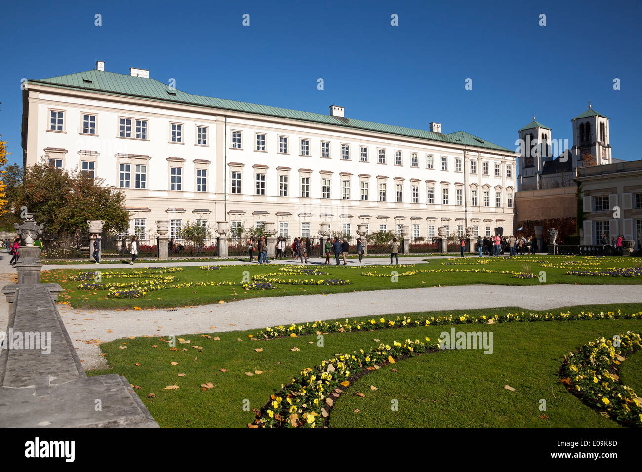Austria, Salzburg, Mirabell Palace and garden Stock Photo