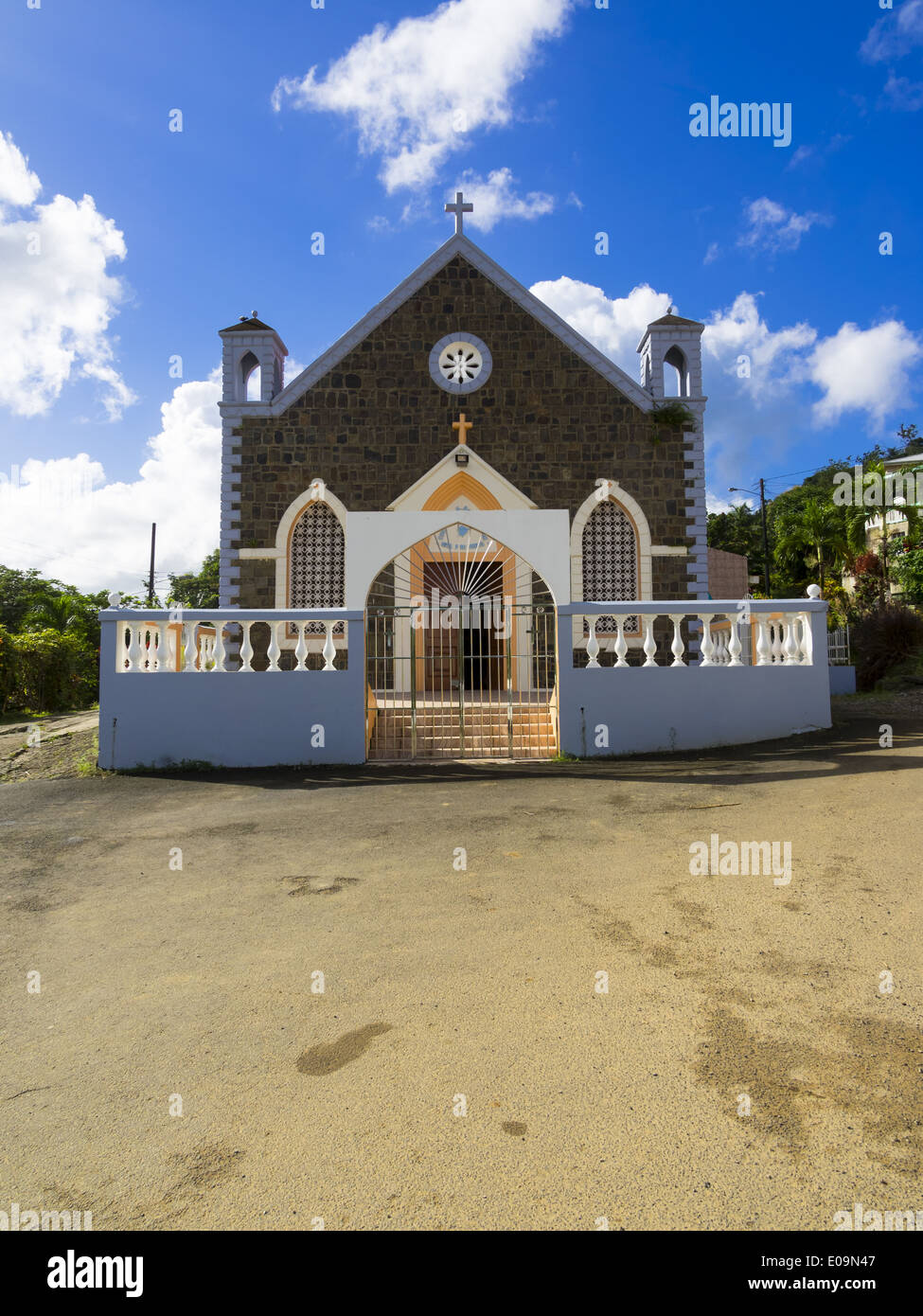 Caribbean, Antilles, St. Lucia, Castries, Bexon, Most Pure Heart of