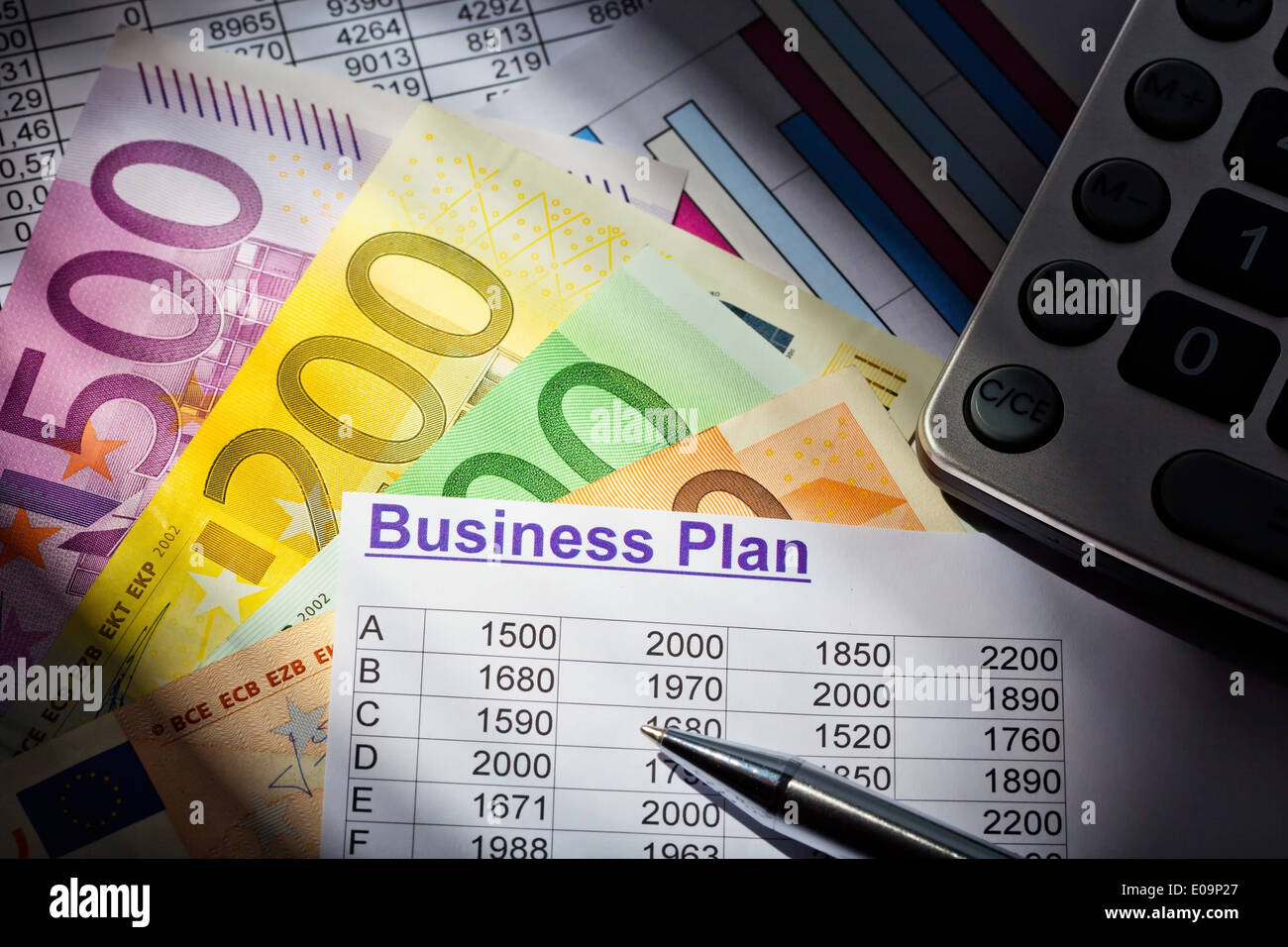 business plan Stock Photo