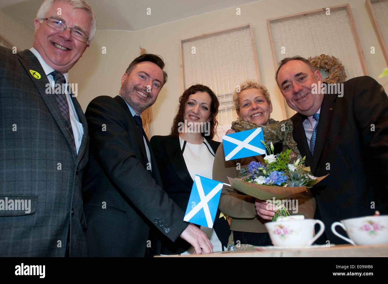 Edinburgh, Scotland, UK. 07th May, 2014. SNPs three main candidates for the EU