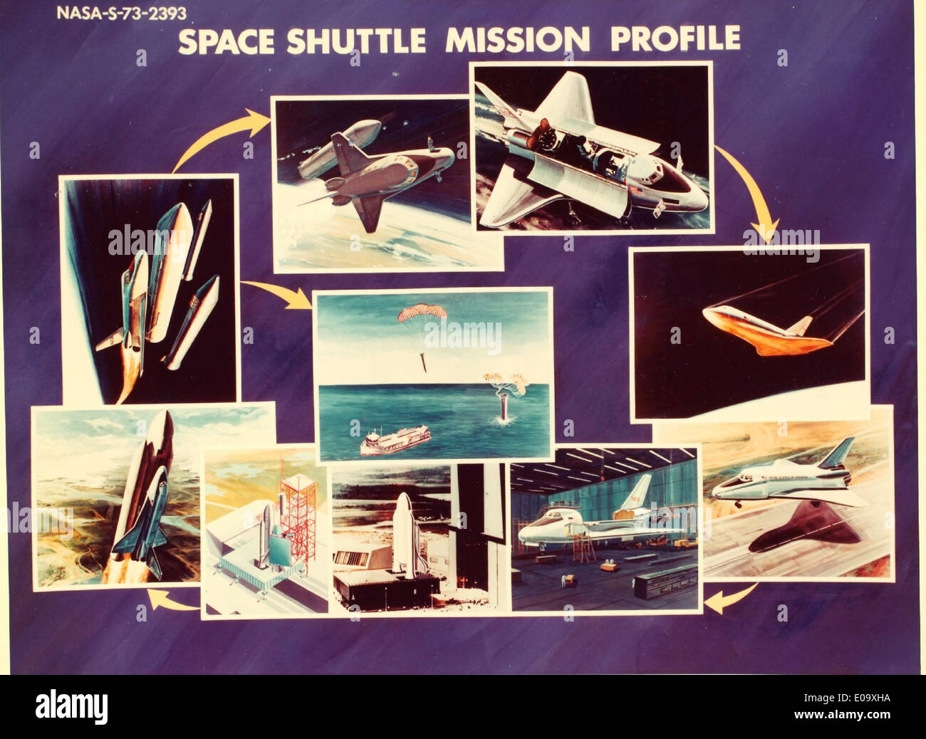 This glossy photo showcases a key moment from NASA's Space Shuttle ...