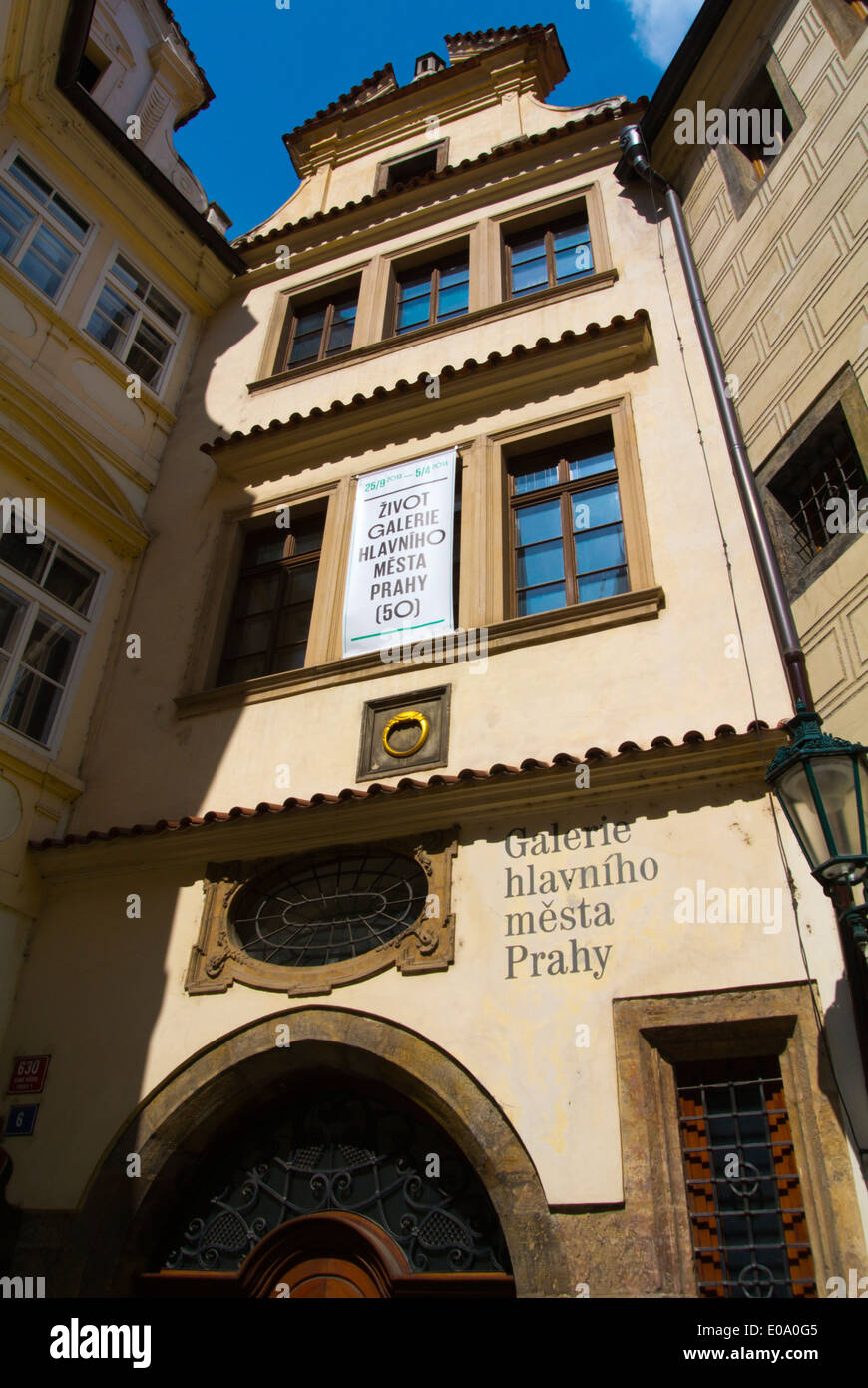 Galerie hlavniho mesta Prahy, Prague city art gallery, Ungelt courtyard, Stare Mesto, Old Town, Prague, Czech Republic, Europe Stock Photo