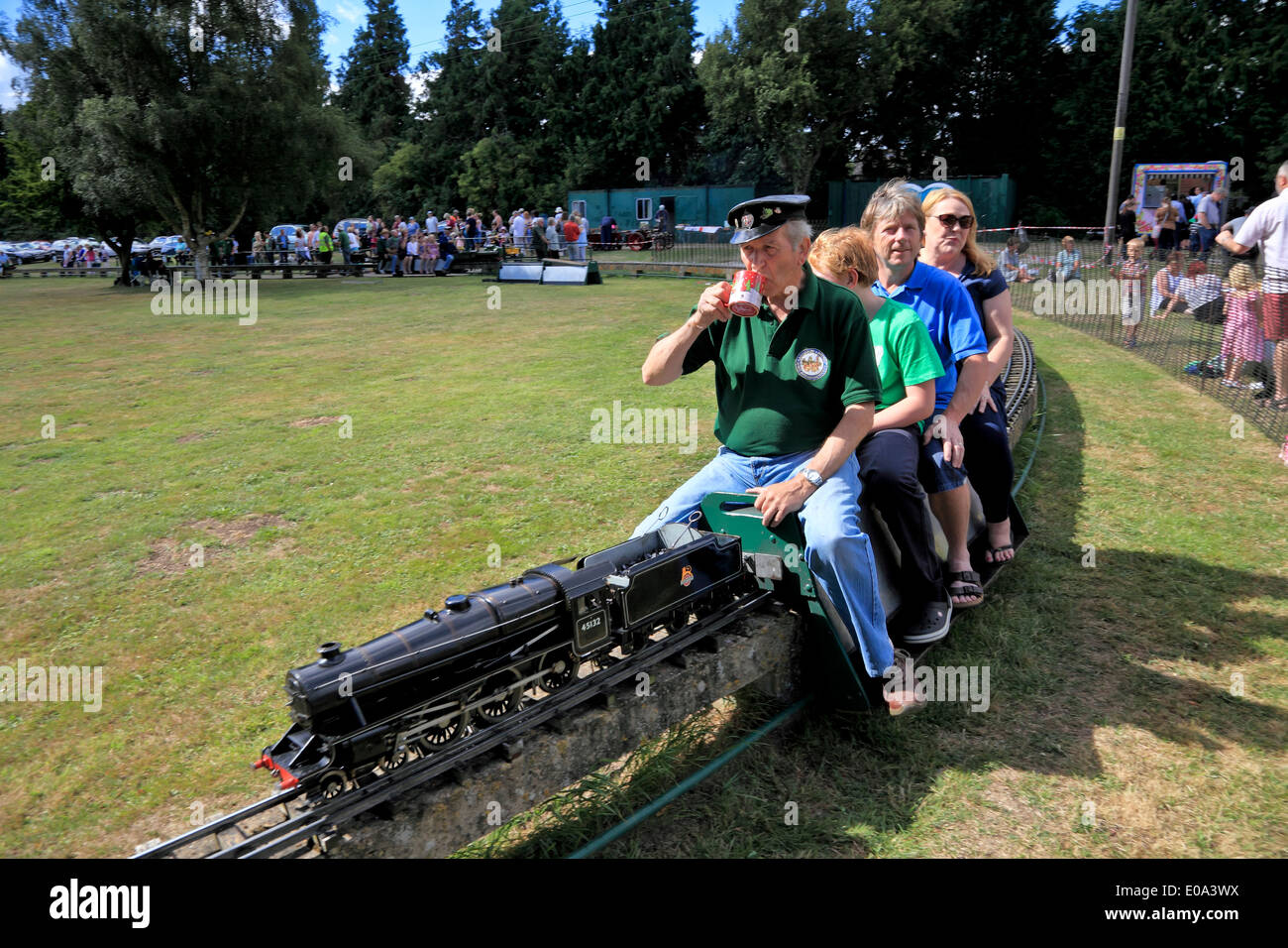 9402. Model Train, Fordwich, Kent, England Stock Photo Alamy