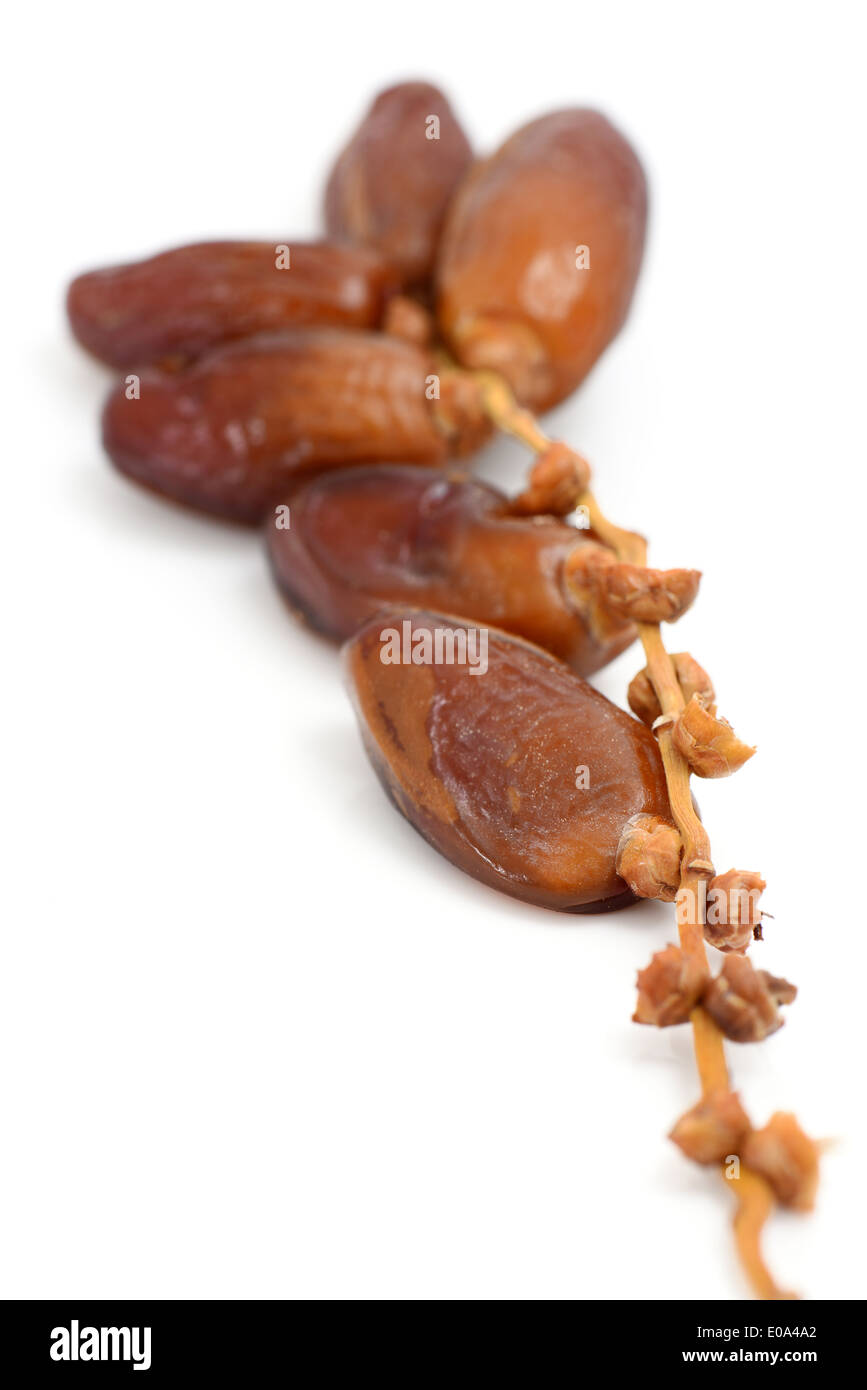 date fruit on a white background Stock Photo