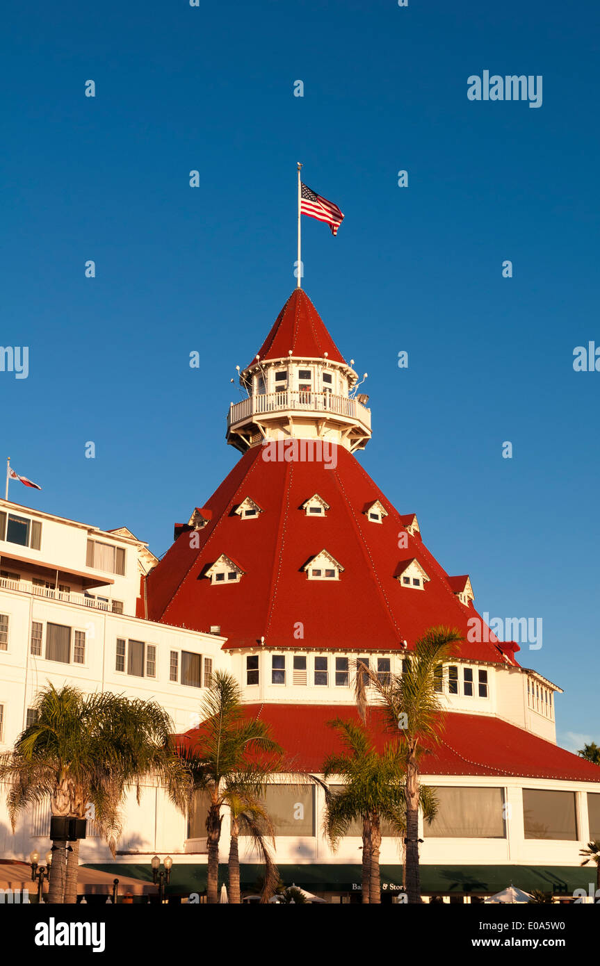 Hotel del Coronado, San Diego, California, USA. Stock Photo