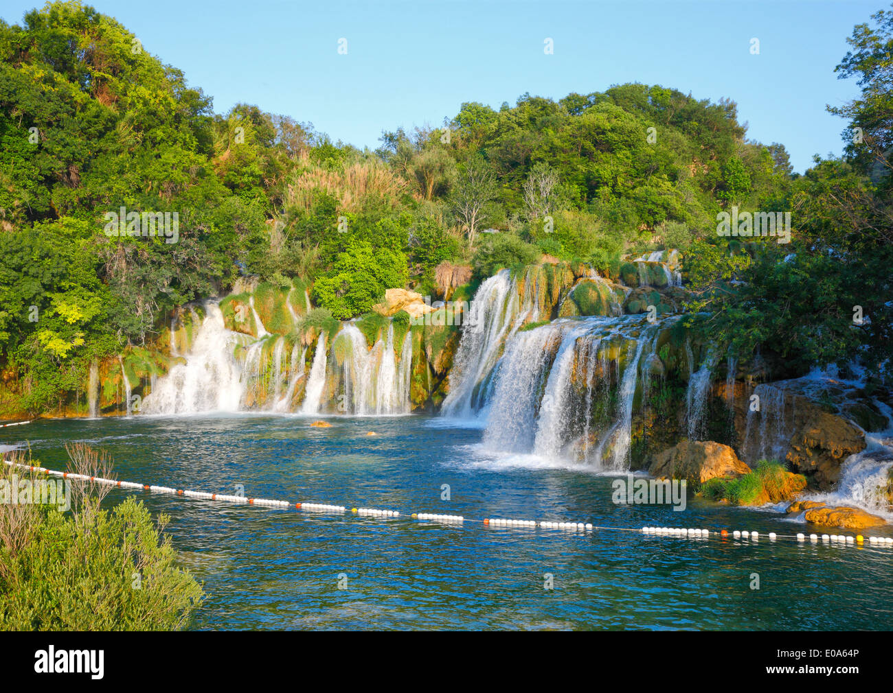 Krka waterfalls - National park Krka Stock Photo