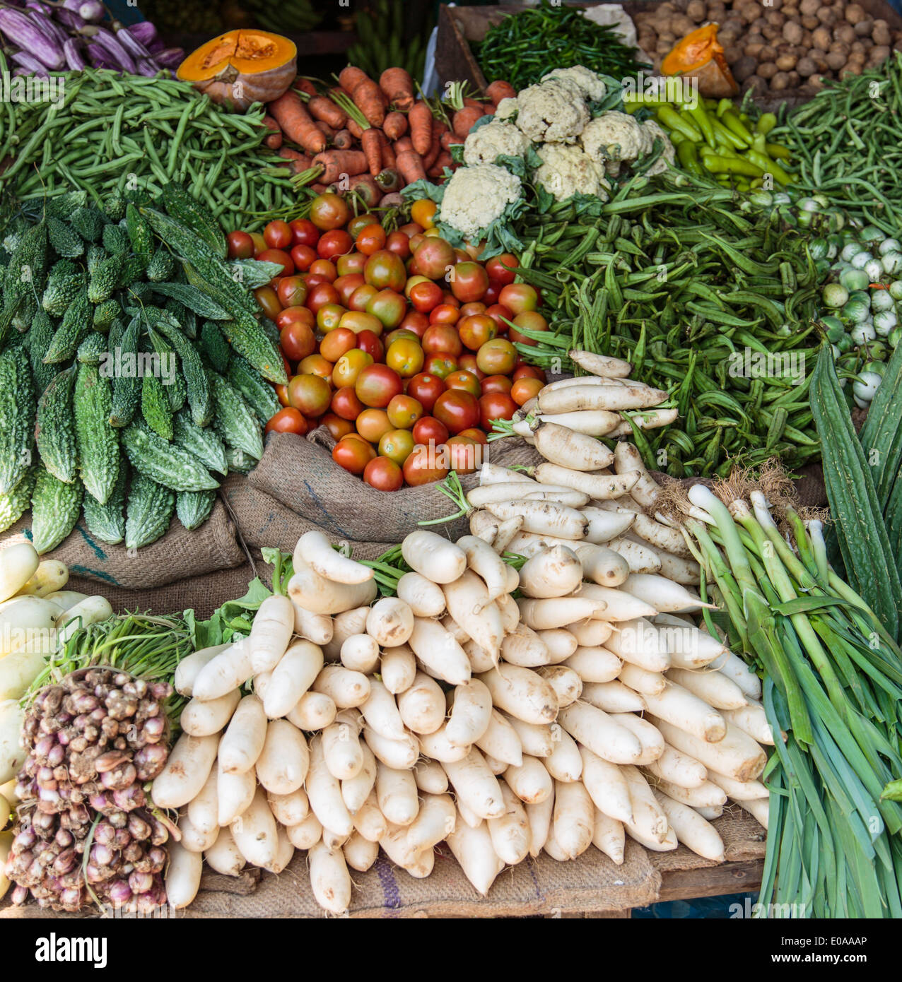 Fresh vegetables at market in Sri Lanka Stock Photo Alamy