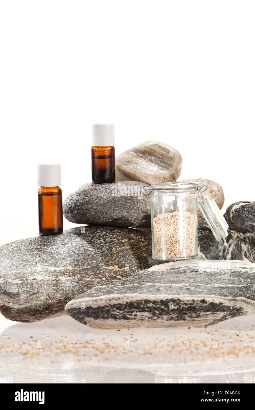 Essential Oil Of Spices For Use In Aromatherapy Stock Photo Alamy