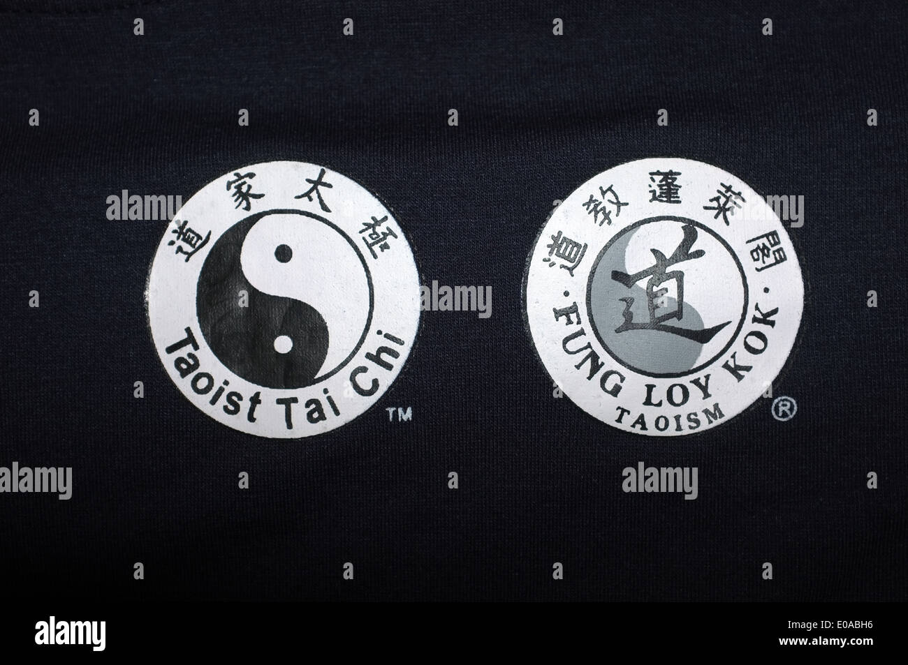 The Ying and Yang logo for the international Taoist Tai Chi movement founded by Master Moy Lin-shin. Stock Photo