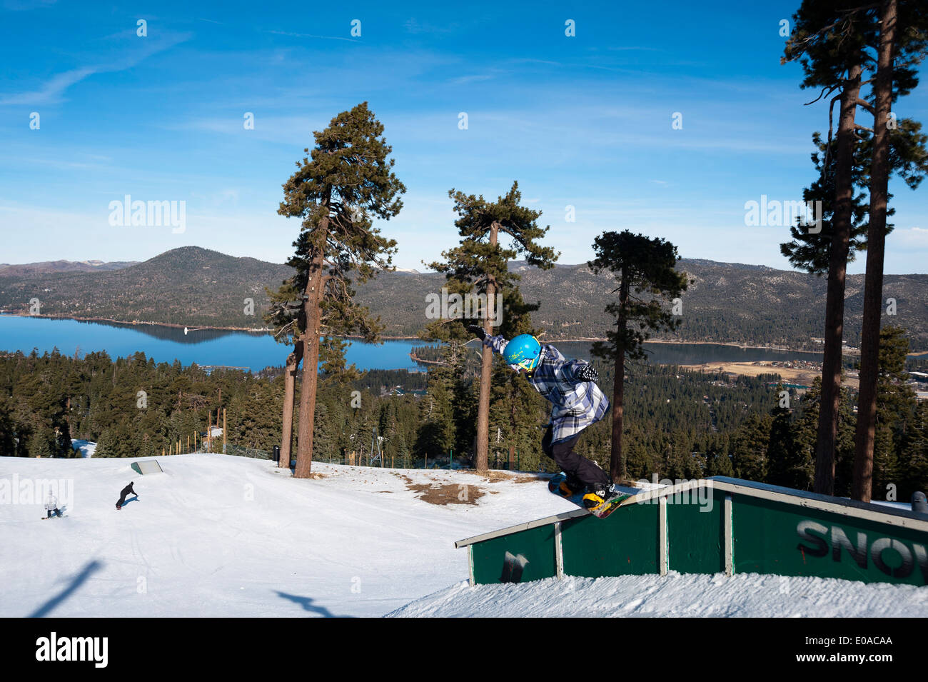 Ski Resort, Big Bear Lake, California, USA Stock Photo - Alamy