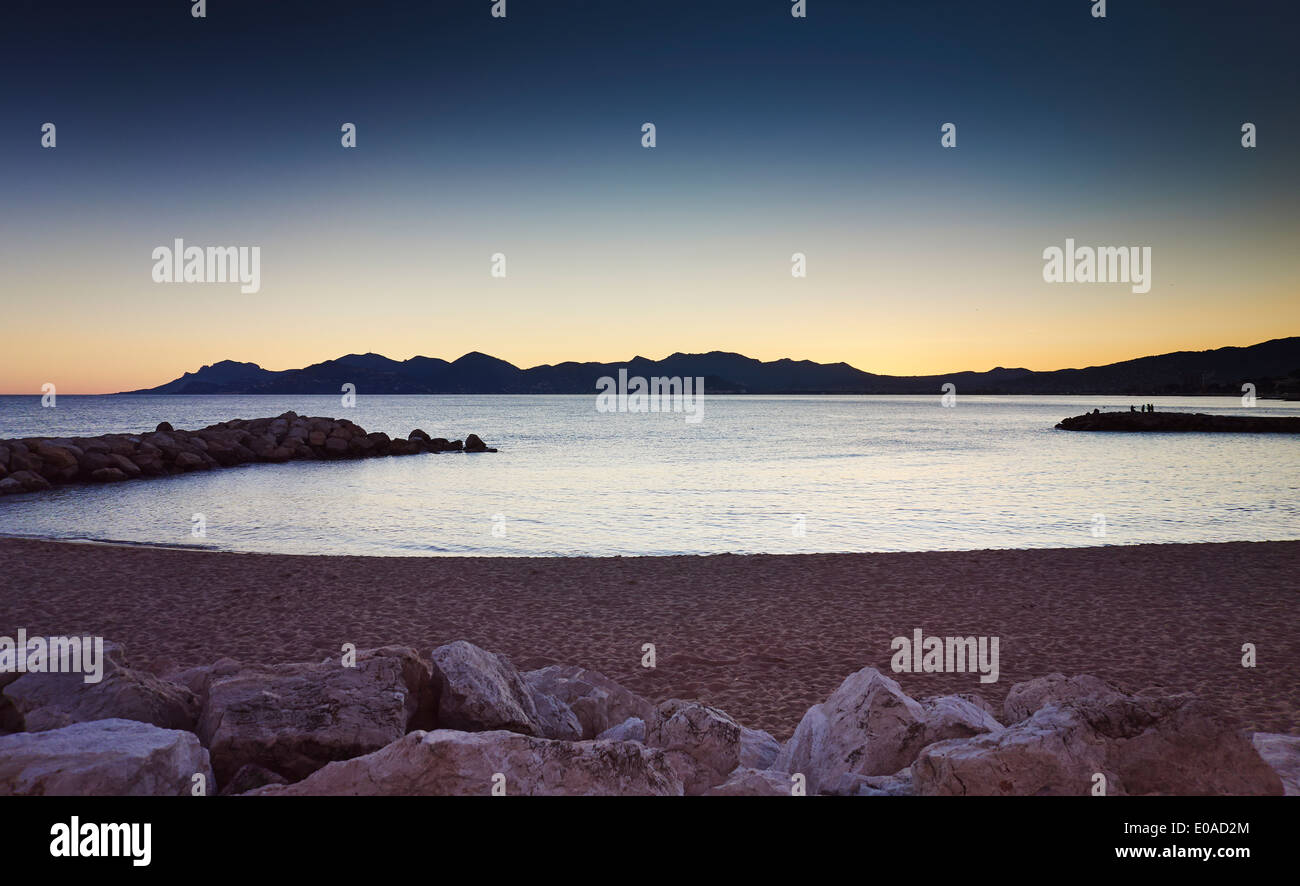 Tranquil scene, French Riviera, Cannes, France Stock Photo