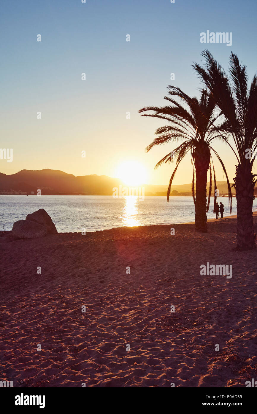 Beach scene, French Riviera, Cannes, France Stock Photo - Alamy