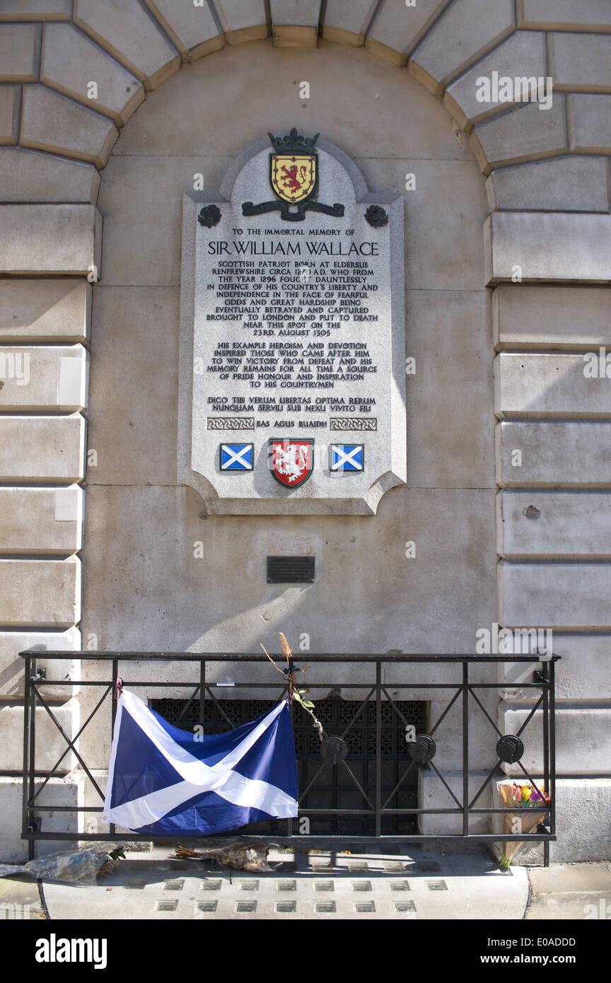 Sir William Wallace Memorial, London EC1A 9DS Stock Photo
