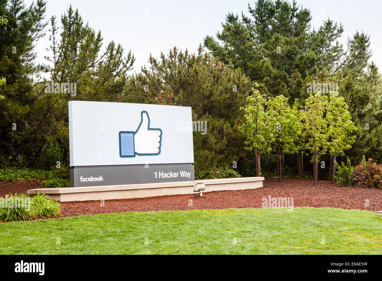 Facebook Headquarters Stock Photo