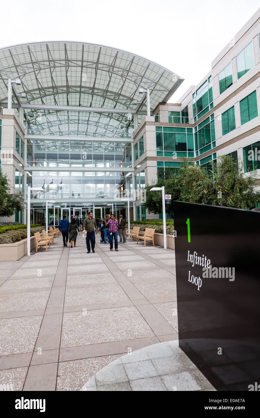 Apple Headquarters, Cupertino, California Stock Photo