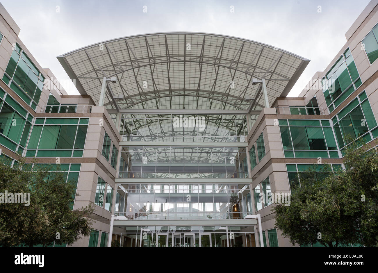 Apple Headquarters, Cupertino, California Stock Photo
