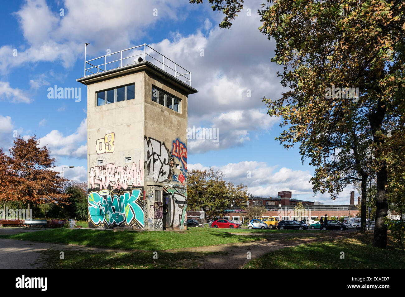 Berlin Wall Tower , Kreuzberg, Berlin , Germany Stock Photo Alamy