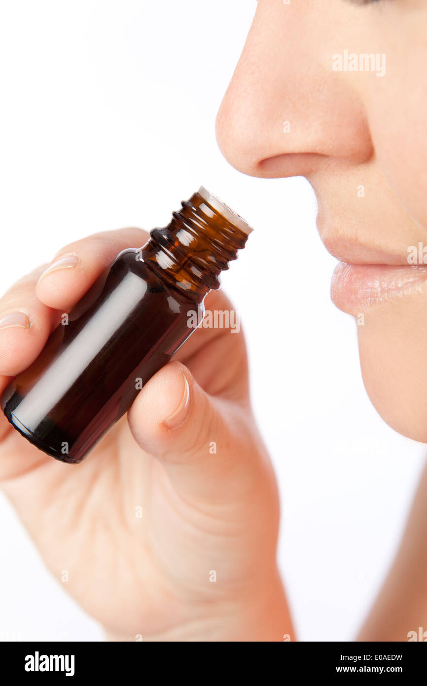 Application possibilities of essential oils Stock Photo