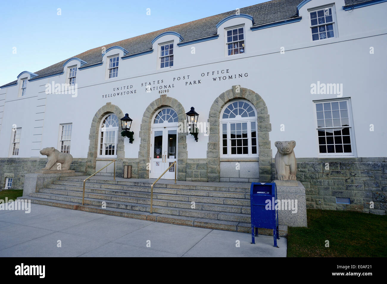 Post office, Mammoth Hot Springs, Yellowstone national park, Wyoming