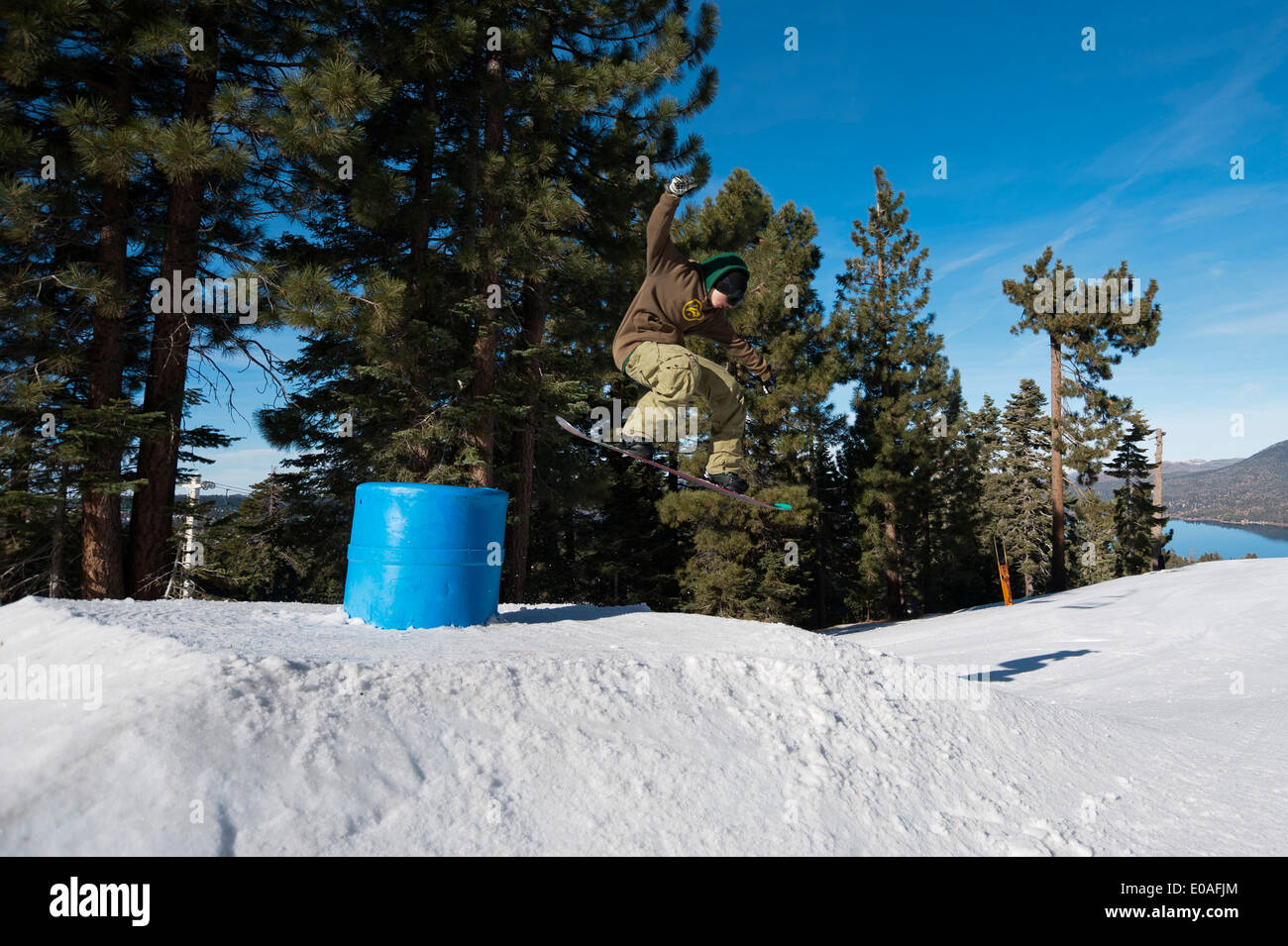 Ski Resort, Big Bear Lake, California, USA Stock Photo Alamy