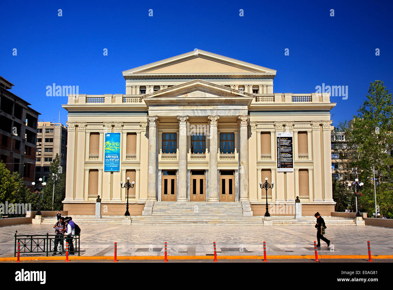 The renovated Municipal Theater of Piraeus, Attica, Greece. Stock Photo