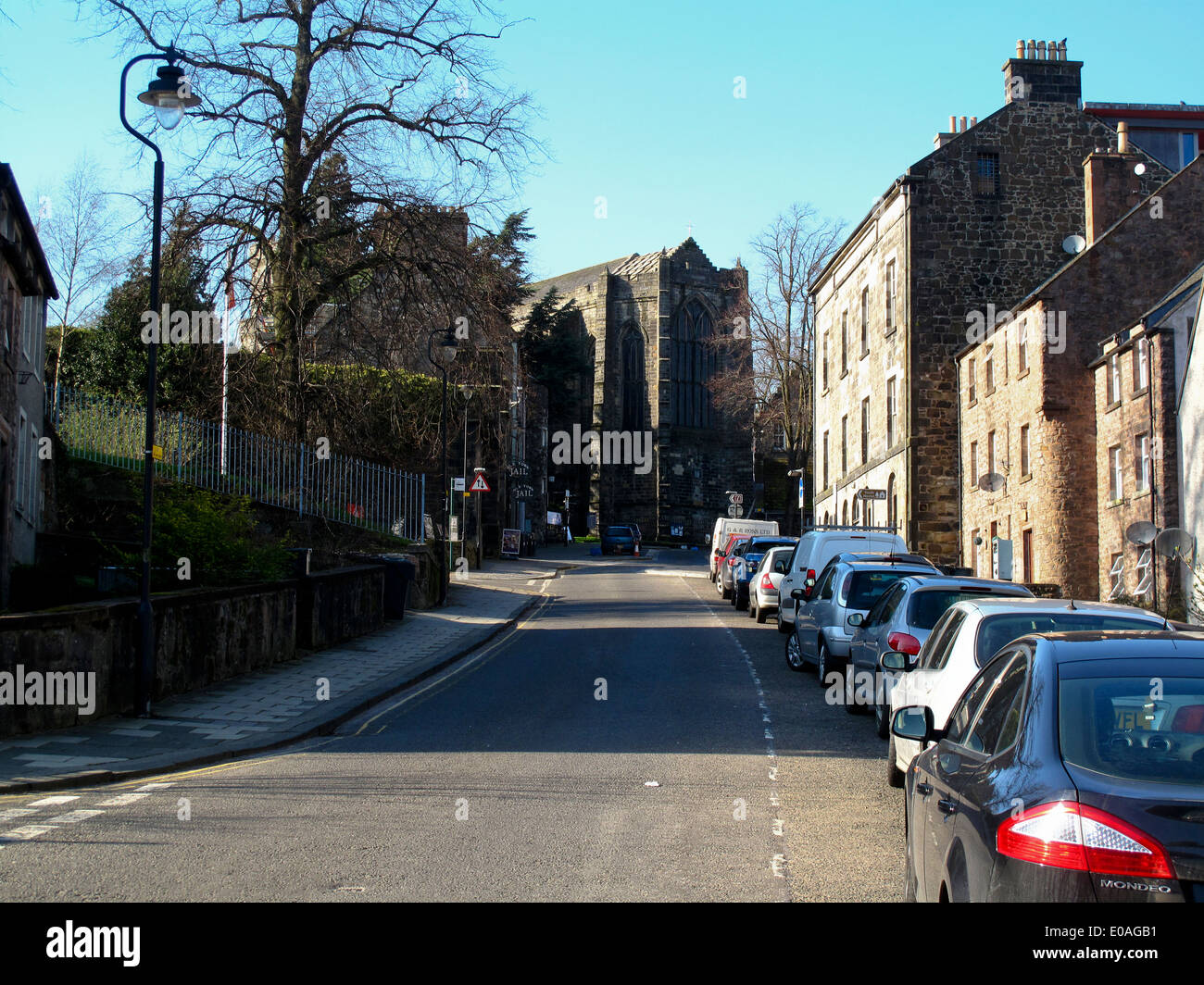 Stirling Old Town Saint John Street Stock Photo Alamy