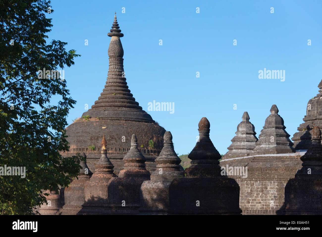 Andaw-thein Temple, Mrauk-U, Rakhine State, Myanmar Stock Photo