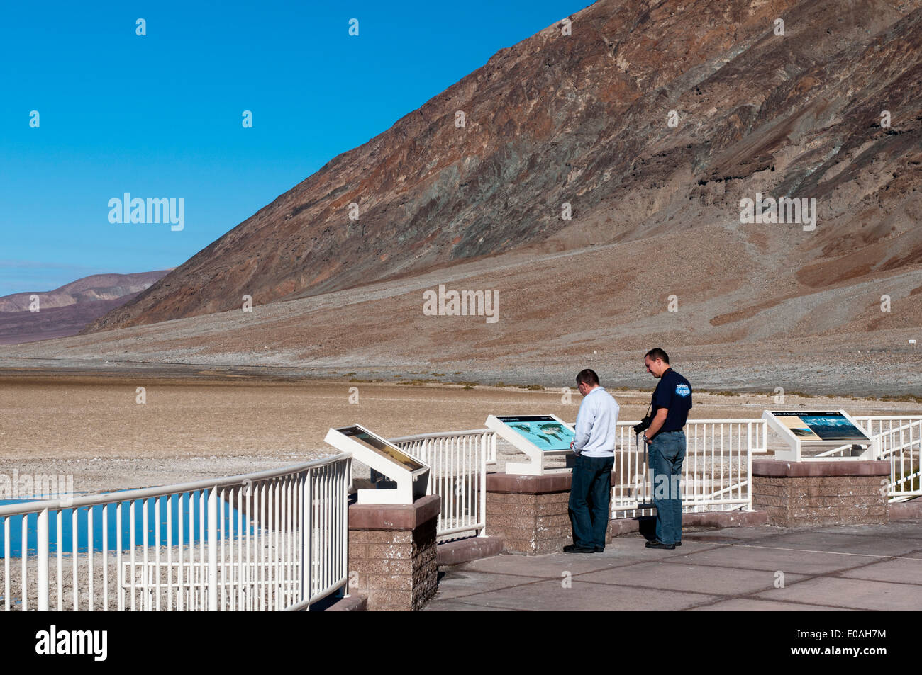 Badwater Basin, Death Valley NP, California, USA. Stock Photo
