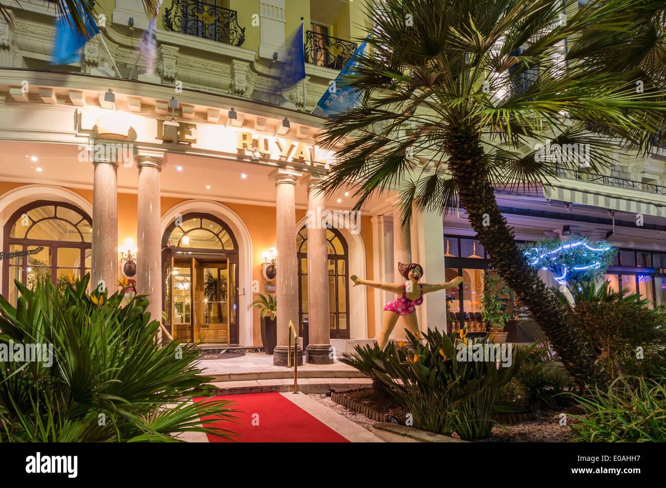 Royal Hotel Promenade des Anglais, Nice, Alpes Maritimes, Provence, French Riviera, Mediterranean, France, Europe,  Stock Photo