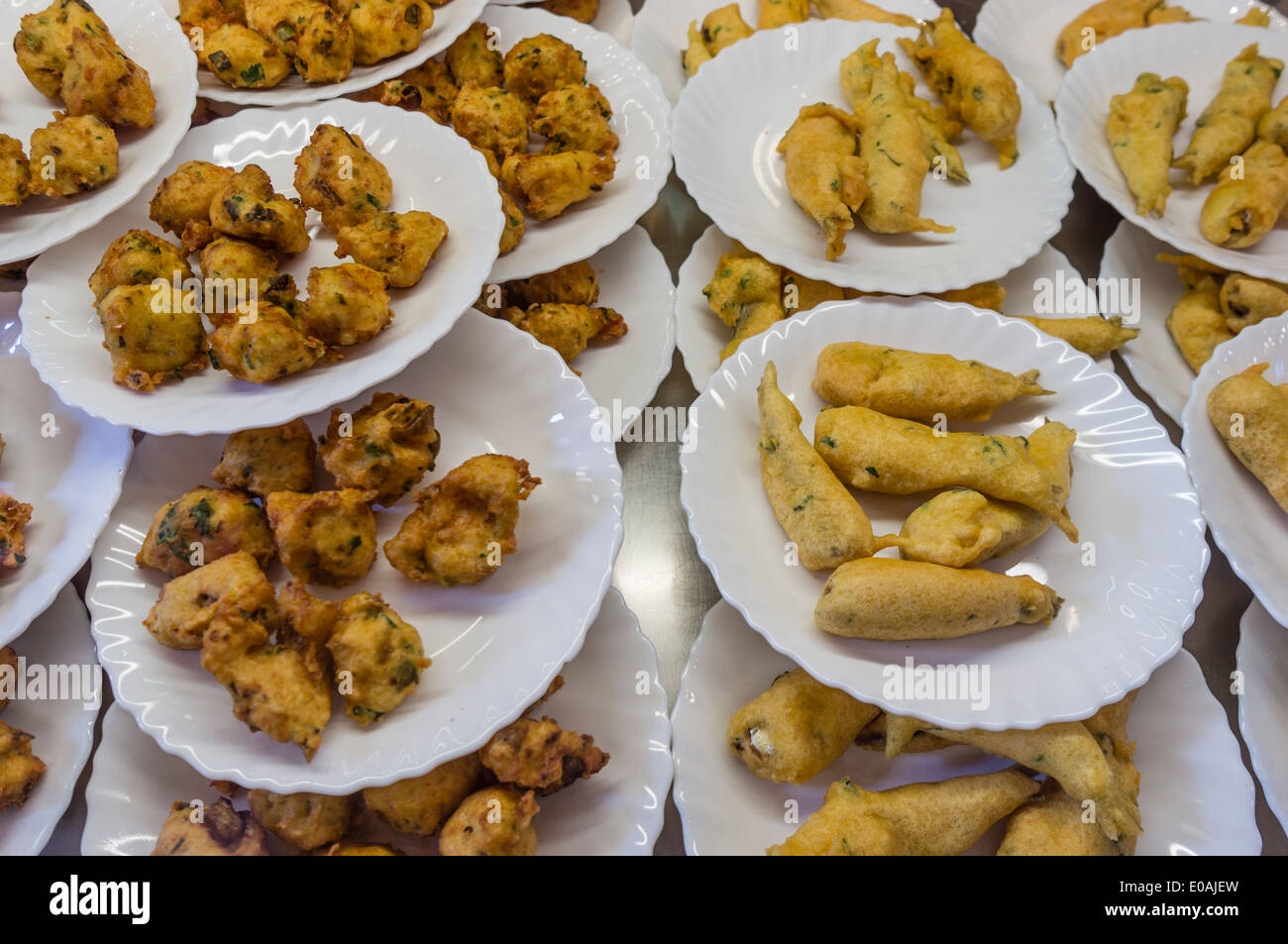 Food Stall With Specialities From Nice Beignets Alpes Maritimes Stock Photo Alamy