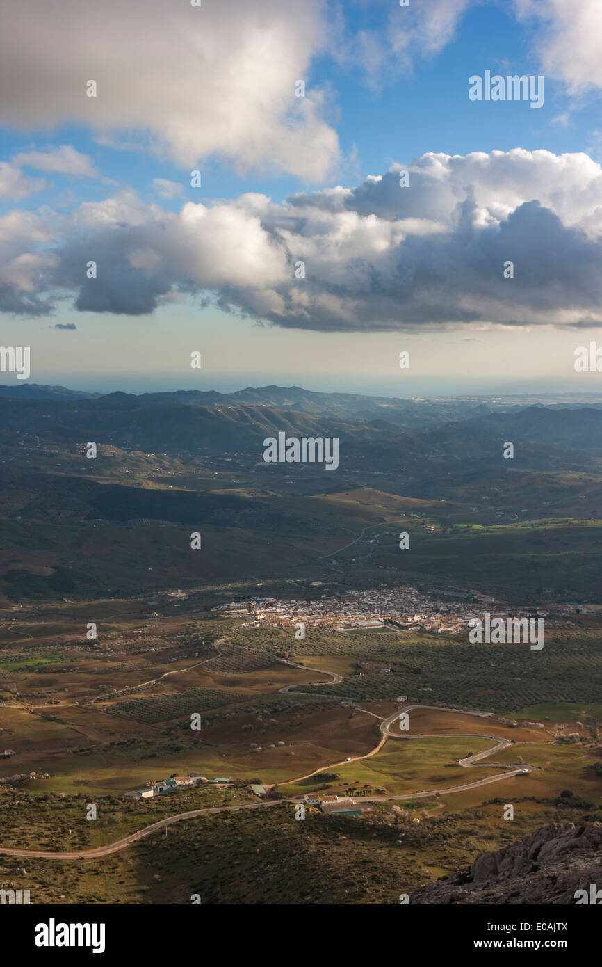Village in the valley Stock Photo - Alamy