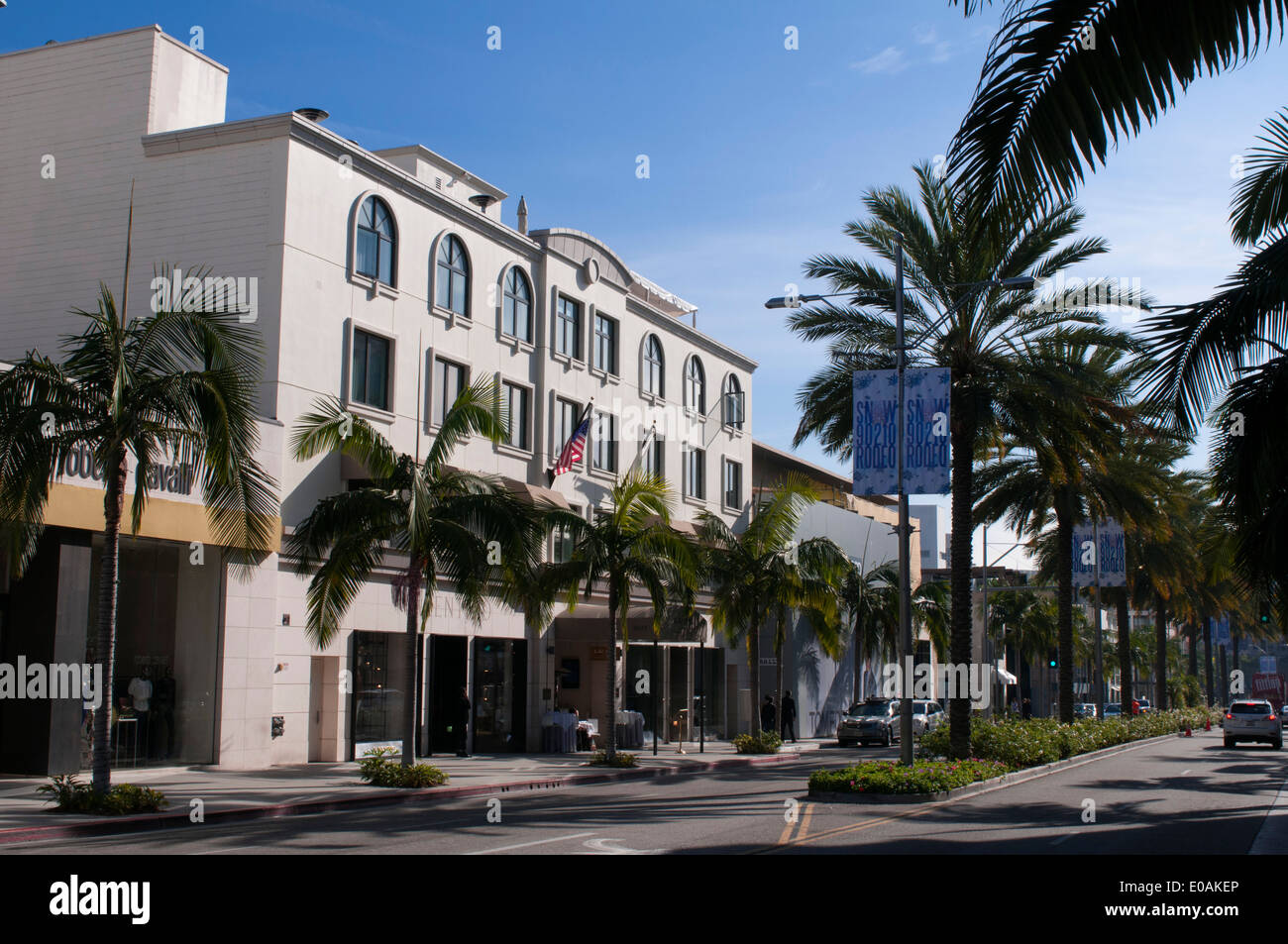 Rodeo Drive, Beverly Hills, Los Angeles, California, USA Stock Photo ...