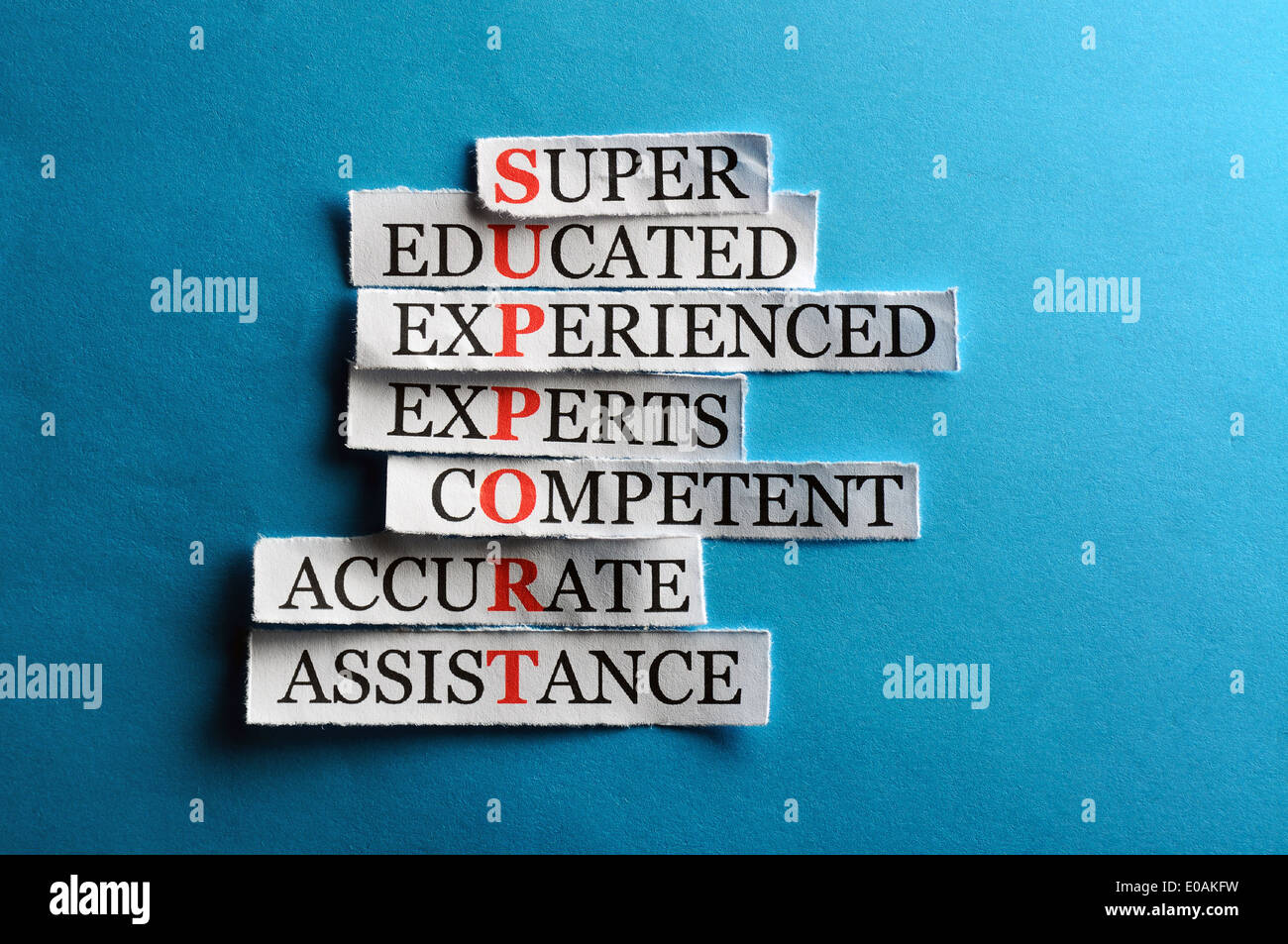 Support acronym in business concept, words on cut paper hard light Stock Photo Alamy