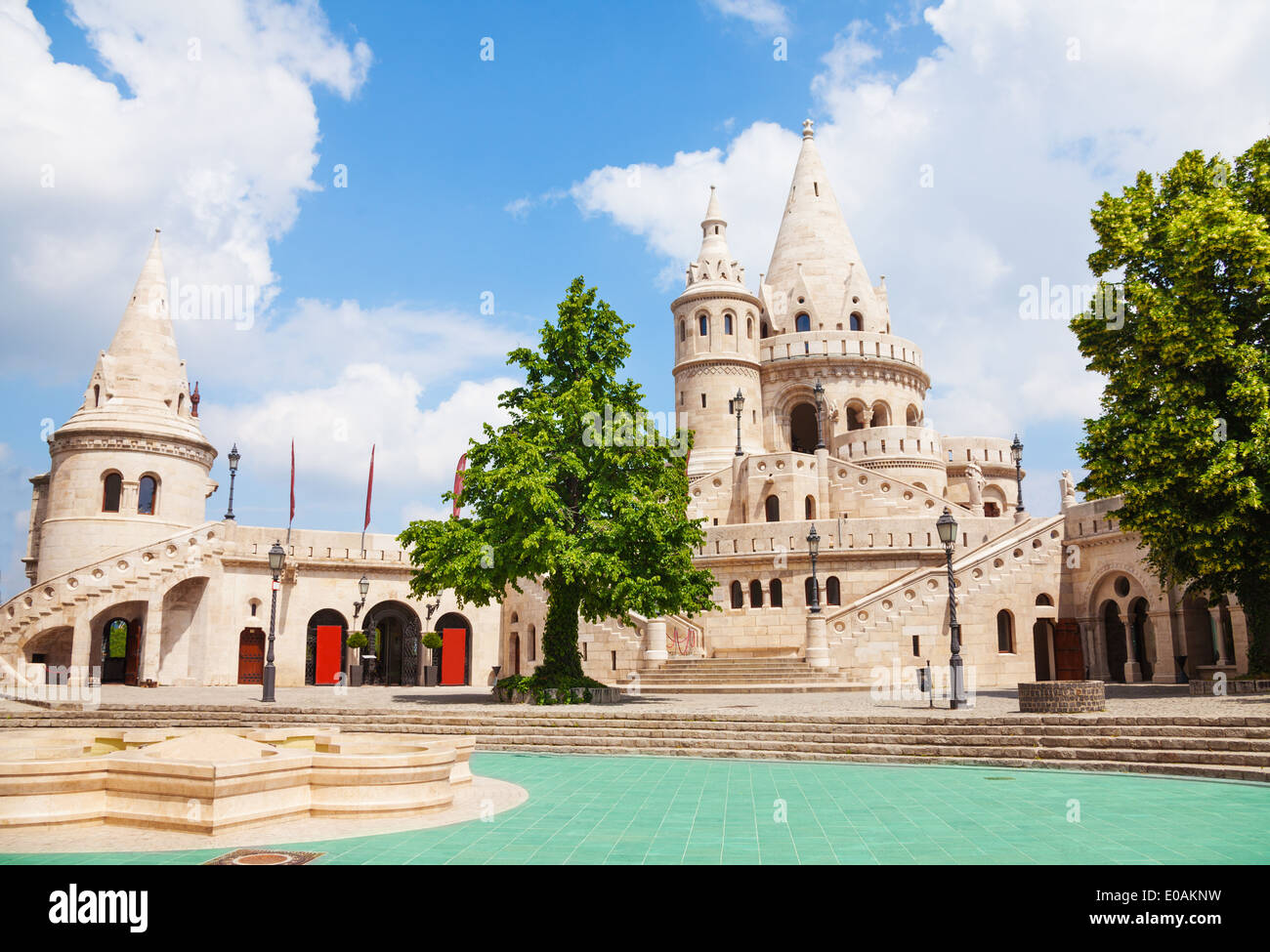 Beautiful Fisherman's Bastion in Budapest Stock Photo