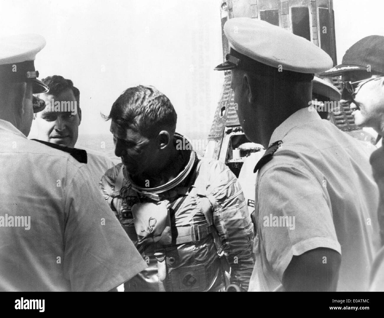 This image features astronaut Wally Schirra, one of the original seven ...