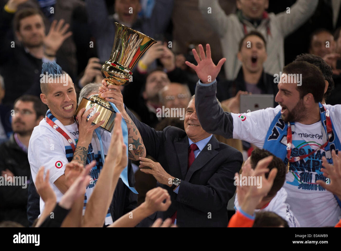 Rome, Italy. 3rd May, 2014. Marek Hamsik (Napoli) Football/Soccer ...