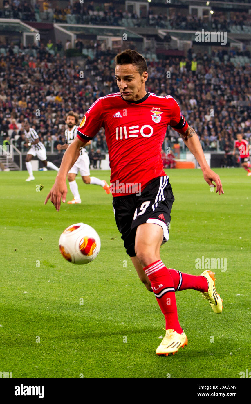 Rodrigo (Benfica), MAY 1, 2014 - Football / Soccer : UEFA Europa Leauge Semi-final 2nd leg match between Juventus 0-0 SL Benfica at Juventus Stadium in Turin, Italy. (Photo by Maurizio Borsari/AFLO) Stock Photo