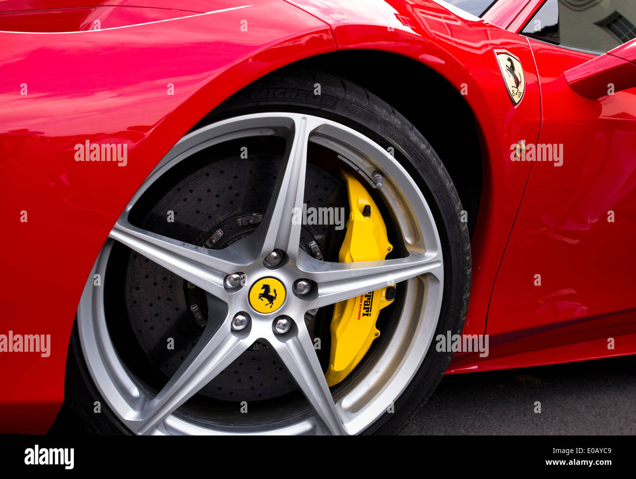 Ferrari brake caliper hires stock photography and images Alamy